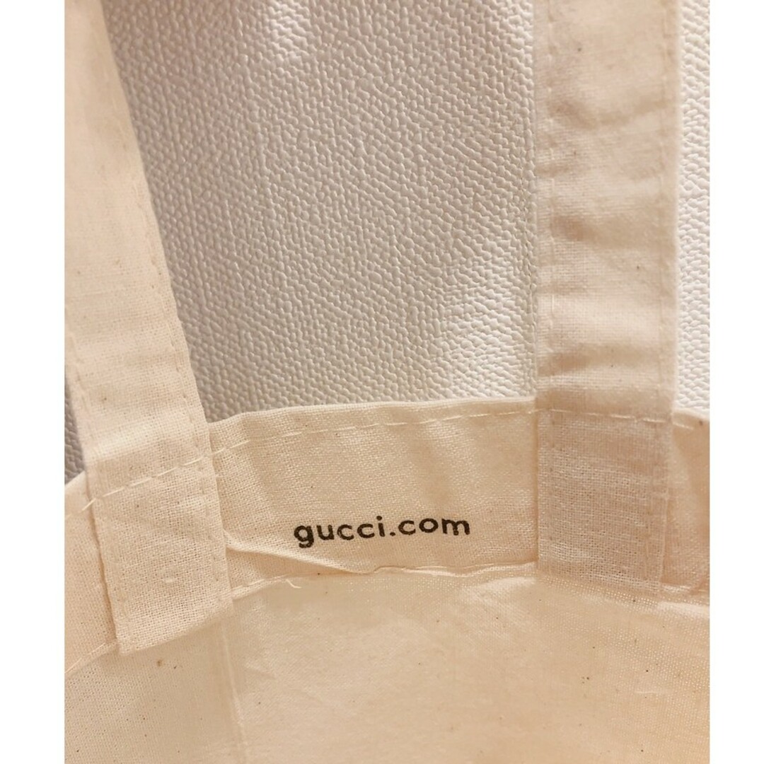 Gucci(グッチ)の未使用【GUCCI】エコバッグ　Sサイズ　ノベルティ　トートバッグ　男女兼用 レディースのバッグ(エコバッグ)の商品写真