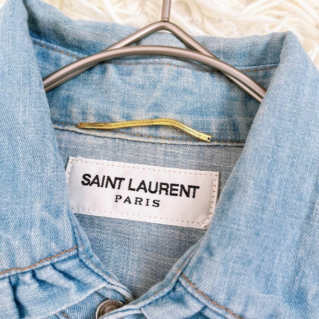 【SAINT LAURENT PARIS】サンローランパリ 長袖シャツ レディースのトップス(シャツ/ブラウス(長袖/七分))の商品写真