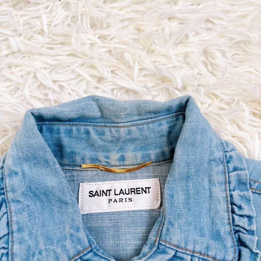 【SAINT LAURENT PARIS】サンローランパリ 長袖シャツ レディースのトップス(シャツ/ブラウス(長袖/七分))の商品写真