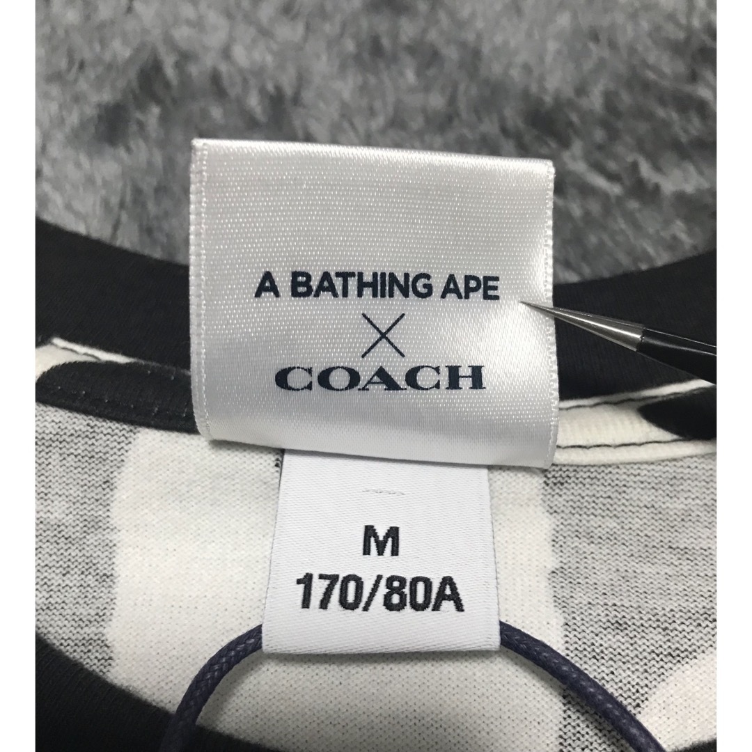 A BATHING APE(アベイシングエイプ)のアベイシングエイプ　coach コラボtシャツ メンズのトップス(Tシャツ/カットソー(半袖/袖なし))の商品写真