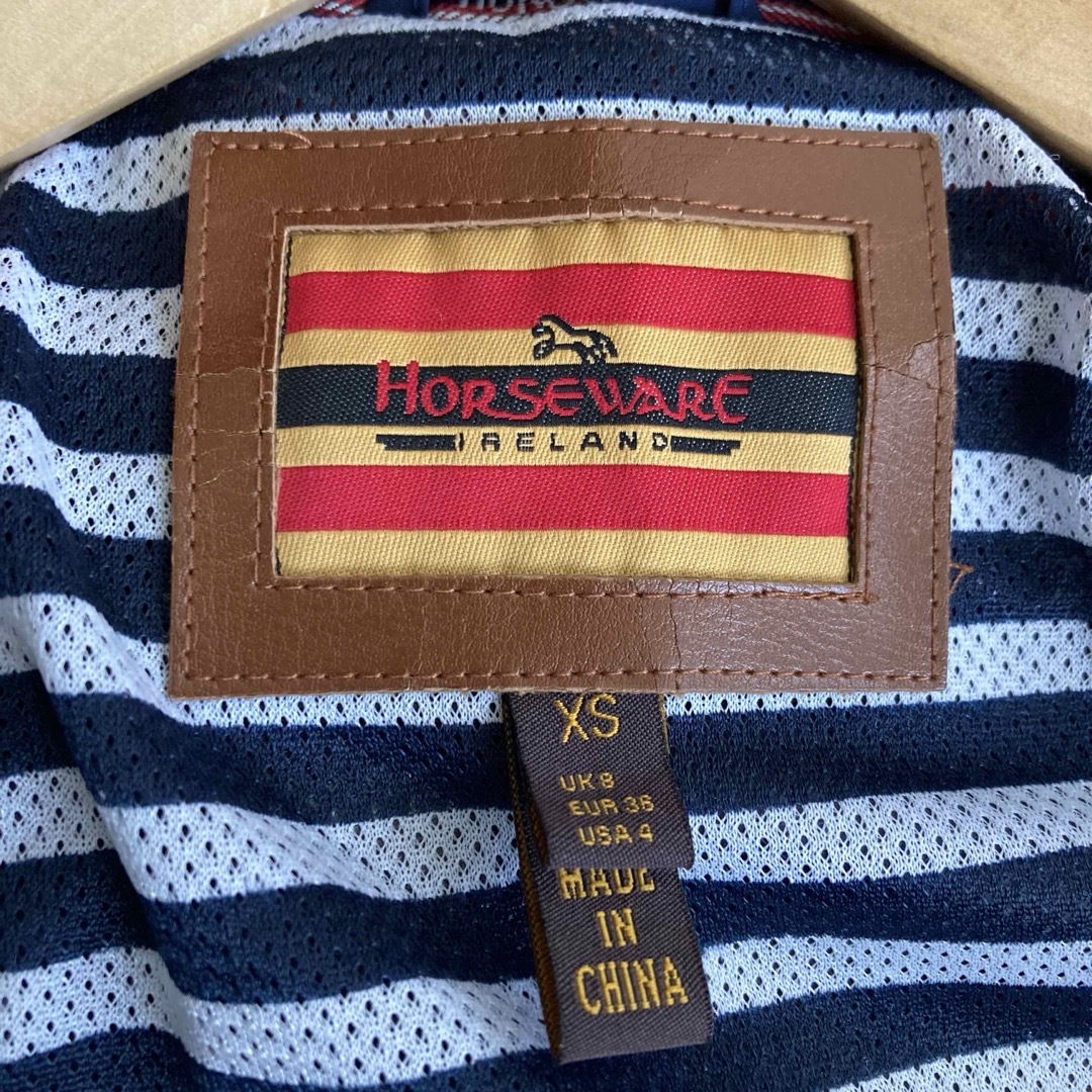 HORSEWEAR　ジャケット　アウター　ウェア　乗馬　ネイビー　ボーダー メンズのジャケット/アウター(ブルゾン)の商品写真