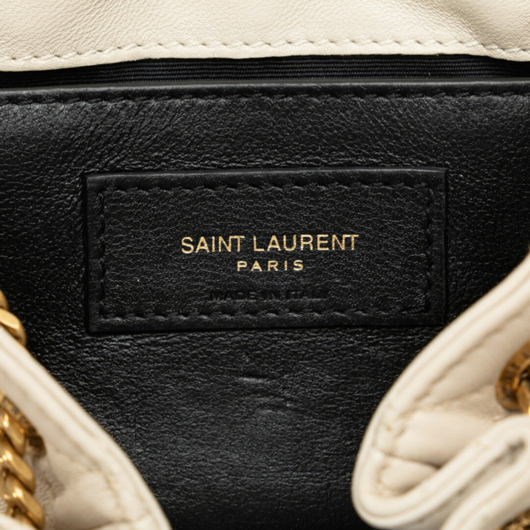 Saint Laurent(サンローラン)の美品 サンローラン ミニ ノリータ YSLロゴ チェーン 斜め掛け ショルダーバッグ 672738 ラムスキン レディース SAINT LAURENT 【1-0145089】 レディースのバッグ(ショルダーバッグ)の商品写真