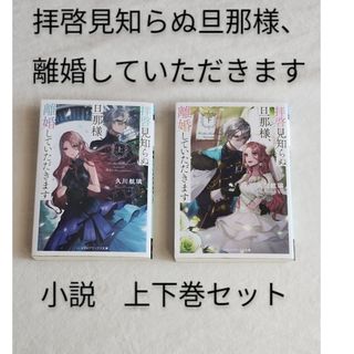 カドカワショテン(角川書店)の【小説】拝啓見知らぬ旦那様、離婚していただきます　上下巻セット(文学/小説)