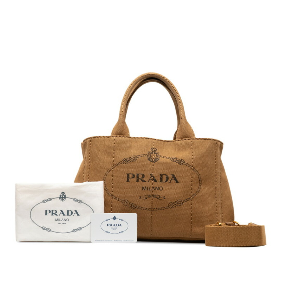 PRADA(プラダ)の美品 プラダ カナパ ミニ ハンドバッグ ショルダーバッグ 2WAY 1BG439 キャンバス レディース PRADA 【228-45643】 レディースのバッグ(ハンドバッグ)の商品写真