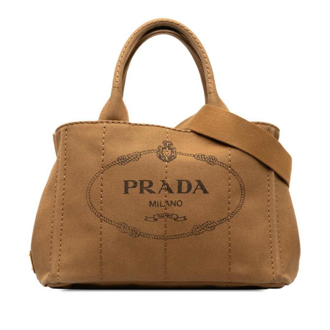 PRADA(プラダ)の美品 プラダ カナパ ミニ ハンドバッグ ショルダーバッグ 2WAY 1BG439 キャンバス レディース PRADA 【228-45643】 レディースのバッグ(ハンドバッグ)の商品写真