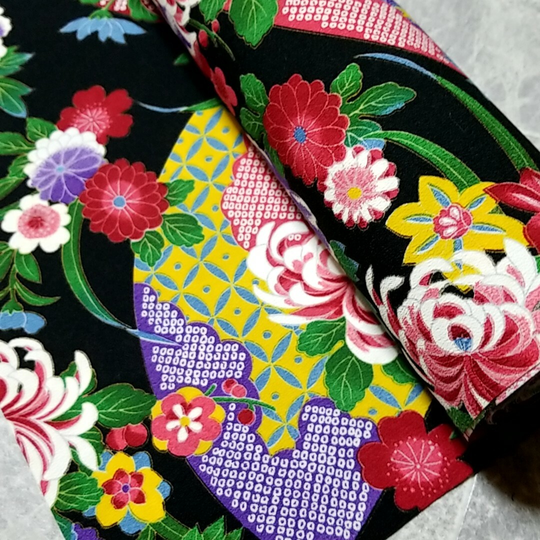 着物 振袖 反物 花柄 着物 振袖 反物 花柄