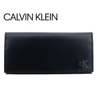 カルバンクライン(Calvin Klein)のカルバンクライン 長財布 二つ折り CKメタルプレート 31KJ190001(長財布)