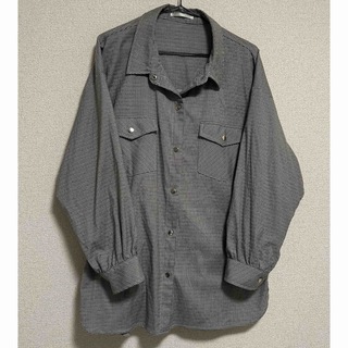 RETRO GIRL チェックポケット付きシャツジャケット(シャツ/ブラウス(長袖/七分))