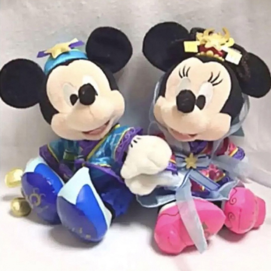 Disney(ディズニー)のスターフェスティバル2013ミッキー＆ミニー ペアぬいぐるみ エンタメ/ホビーのおもちゃ/ぬいぐるみ(キャラクターグッズ)の商品写真