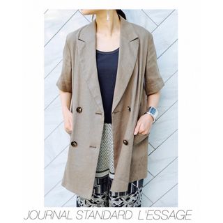 JOURNAL STANDARD - 【L'ESSAGE】極美品★リネンハーフスリーブジャケット