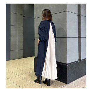 パリゴ(PARIGOT)のPARIGOT別注 EZUMI BACK PLEATS DRESS(ロングワンピース/マキシワンピース)