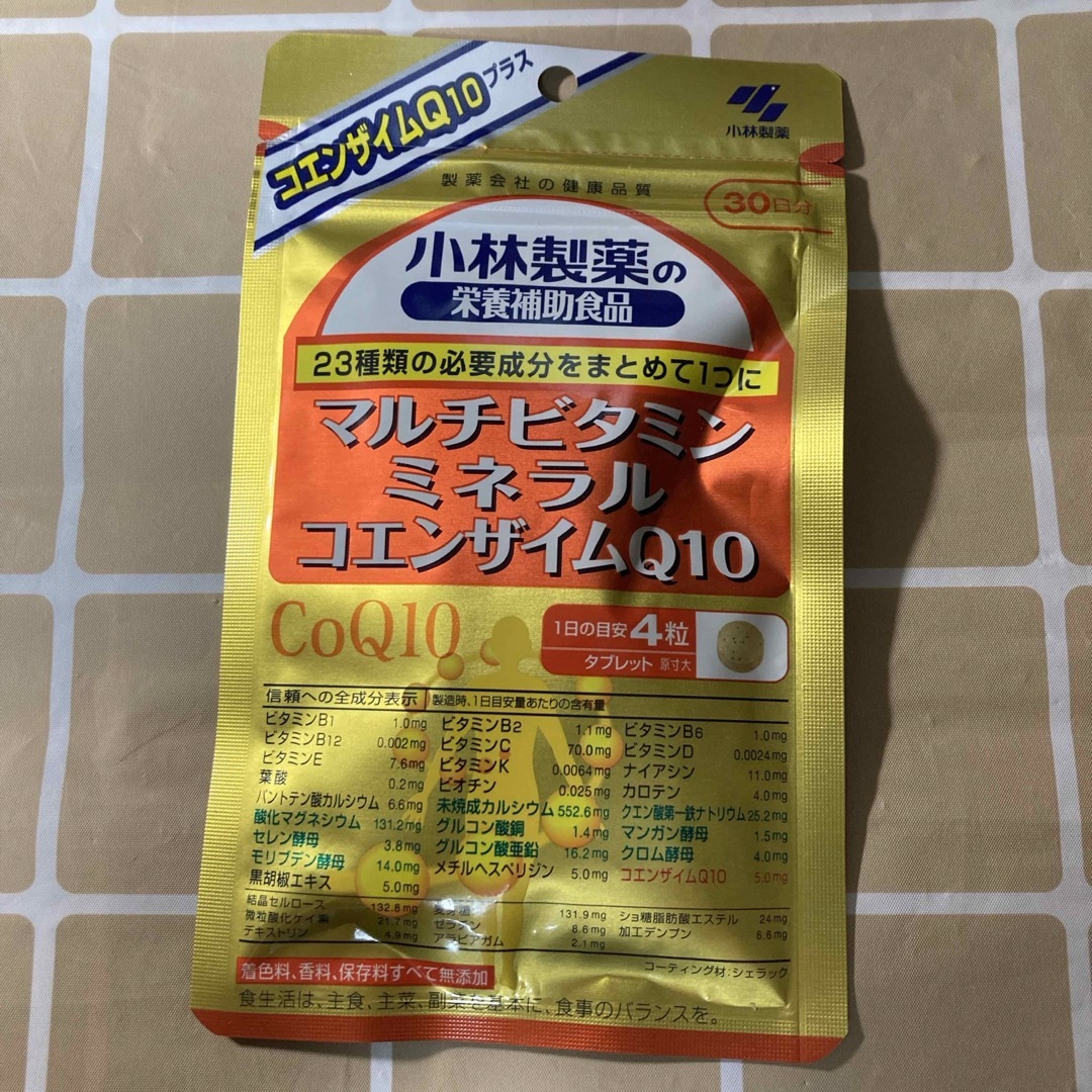 小林製薬(コバヤシセイヤク)の小林製薬の栄養補助食品 マルチビタミン ミネラル コエンザイムQ10 約30日分 食品/飲料/酒の健康食品(ビタミン)の商品写真