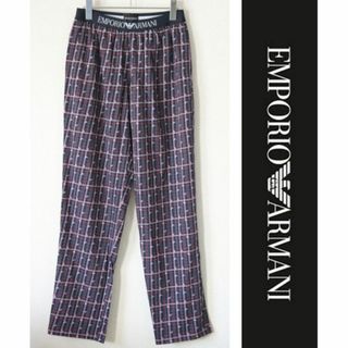 エンポリオアルマーニ(Emporio Armani)の新品【エンポリオアルマーニ】イーグル総柄 春夏スウェットパンツ ルームウェア M(その他)