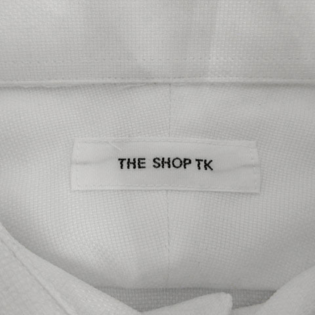 THE SHOP TK(ザショップティーケー)のTHE SHOP TK シャツ ワイシャツ タイト 長袖 ホワイト 白 S メンズのトップス(シャツ)の商品写真