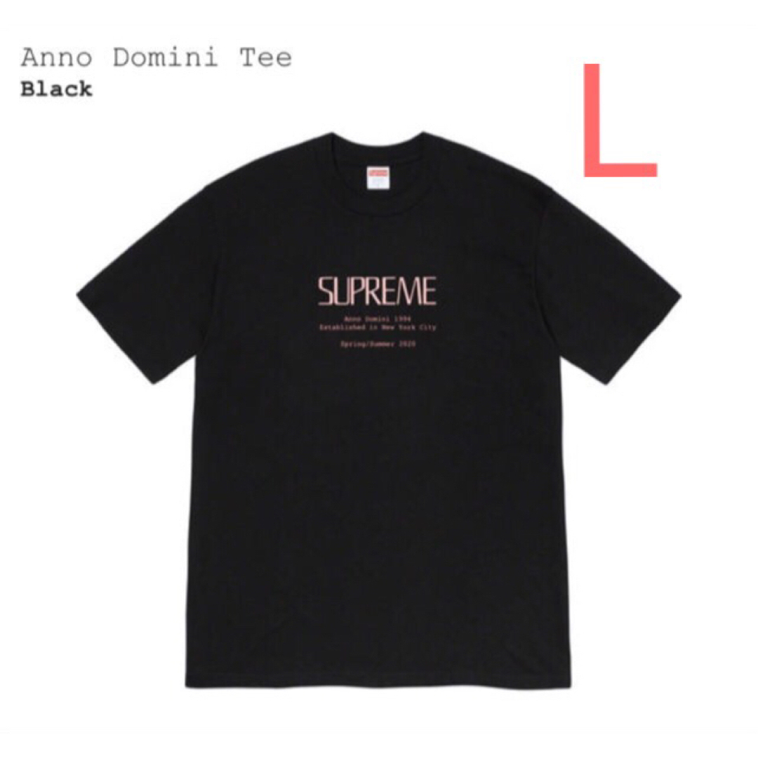 Supreme(シュプリーム)の【黒L】Anno Domini Tee  SUPREME メンズのトップス(Tシャツ/カットソー(半袖/袖なし))の商品写真