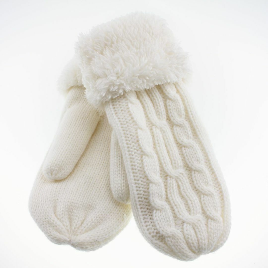 【色: ホワイト】[GlovesDEPO] (グローブデポ) あったかレディース レディースのファッション小物(その他)の商品写真