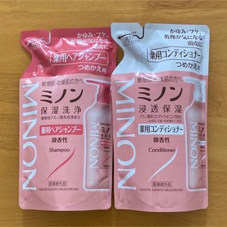 ミノン(MINON)のミノン 薬用ヘアシャンプー  コンディショナー詰め替え 380ml (シャンプー/コンディショナーセット)