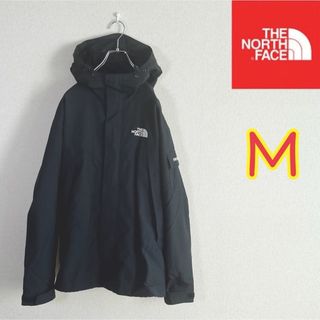 ザノースフェイス(THE NORTH FACE)のノースフェイス　マウンテンパーカー　肩ロゴ　ブラック　メンズＭ相当(マウンテンパーカー)