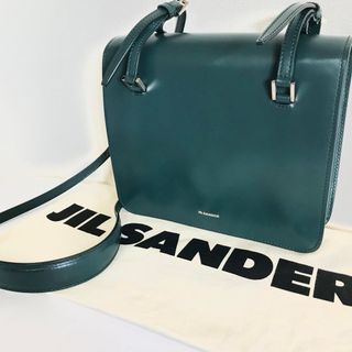 ジルサンダー(Jil Sander)の確実正規品 JIL SANDER ショルダーバッグ イタリア製 レザー グリーン(ショルダーバッグ)