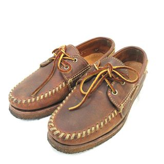 レッドウィング(REDWING)のレッドウィング 9157 モカシンシューズ デッキシューズ 靴 茶系 7E(デッキシューズ)