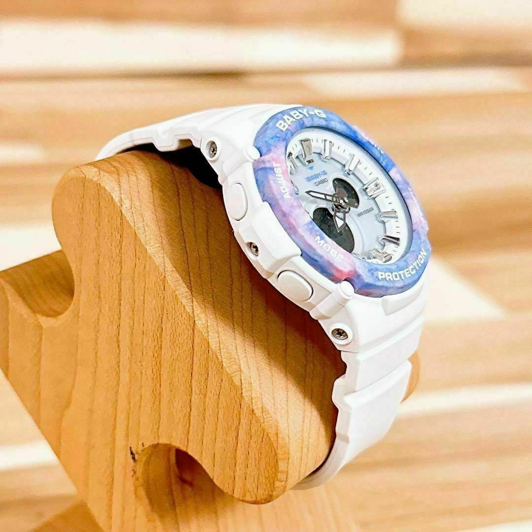 Baby-G(ベビージー)の未使用【カシオ】CASIO ベビージー 腕時計 BGA-270M 白ホワイト×青 レディースのファッション小物(腕時計)の商品写真