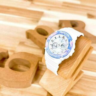 未使用【カシオ】CASIO ベビージー 腕時計 BGA-270M 白ホワイト×青