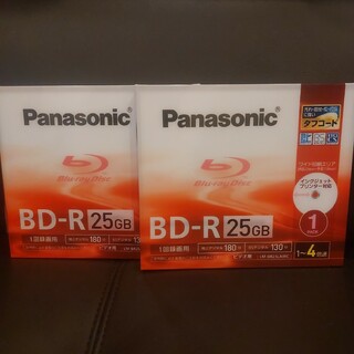 パナソニック(Panasonic)の2枚セット　Panasonic　録画用BD-RLM-BR25LAWC(その他)