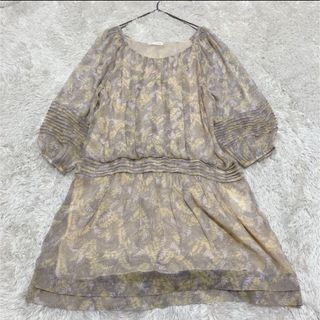 MARILYN MOON - 【定価¥37,000】マリリンムーン長袖チュニックシルク ユナイテッドアローズ