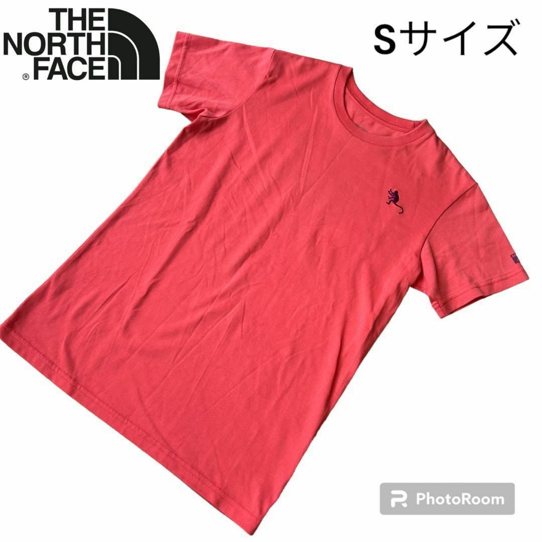 THE NORTH FACE(ザノースフェイス)のTHE NORTH FACE ザノースフェイス　Tシャツ　S レディース　ピンク レディースのトップス(Tシャツ(半袖/袖なし))の商品写真