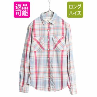 ラルフローレン(Ralph Lauren)のデニム&サプライ ラルフローレン チェック 長袖 シャツ メンズ M 古着 DENIM&SUPPLY ポロ コットン 長袖シャツ ポケット付き マルチカラー(シャツ)