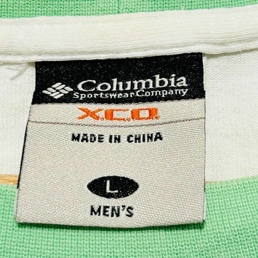 Columbia(コロンビア)のCOLUMBIA コロンビア　Tシャツ　メンズ　ロゴ　Lサイズ　白 メンズのトップス(Tシャツ/カットソー(半袖/袖なし))の商品写真
