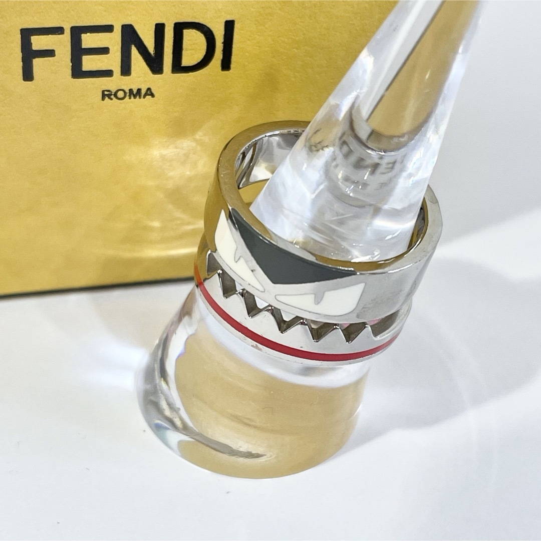 FENDI(フェンディ)の正規品 箱付 フェンディ リング バッグバグズ モンスター シルバー 指輪 18 メンズのアクセサリー(リング(指輪))の商品写真