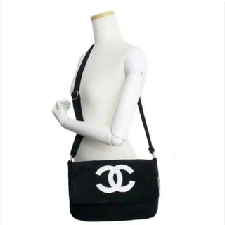 シャネル(CHANEL)のシャネル CHANEL ショルダーバッグ﻿  ココマーク ノベルティ ブラック(ショルダーバッグ)