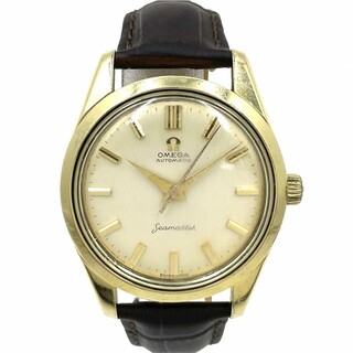 オメガ(OMEGA)の【在庫一掃】OMEGA オメガ 腕時計 シーマスター CAP Cal.501 GOLD ゴールド文字盤 AT 14710 自動巻き ステンレススチール    メンズ【中古品】(腕時計(アナログ))