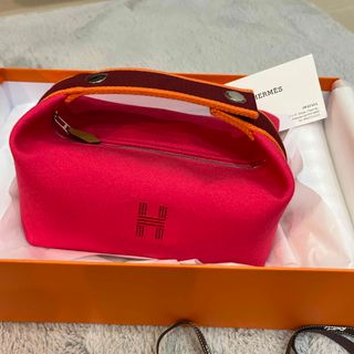 エルメス(Hermes)のエルメス  ブリッドアブラック　PM ハイビスカス　新品(トートバッグ)