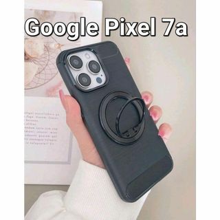 Google Pixel7aケース　マグネット付　シンプル　磁石　 耐衝撃(Androidケース)