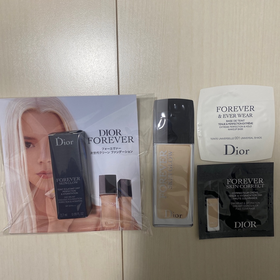 Dior(ディオール)のDIOR フォーエバースキングロー　ファンデーション コスメ/美容のキット/セット(サンプル/トライアルキット)の商品写真