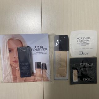 ディオール(Dior)のDIOR フォーエバースキングロー　ファンデーション(サンプル/トライアルキット)