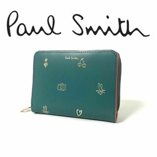 ポールスミス(Paul Smith)のポールスミス Paul Smith ミックスドゥードゥル ラウンド 二つ折り財布(財布)