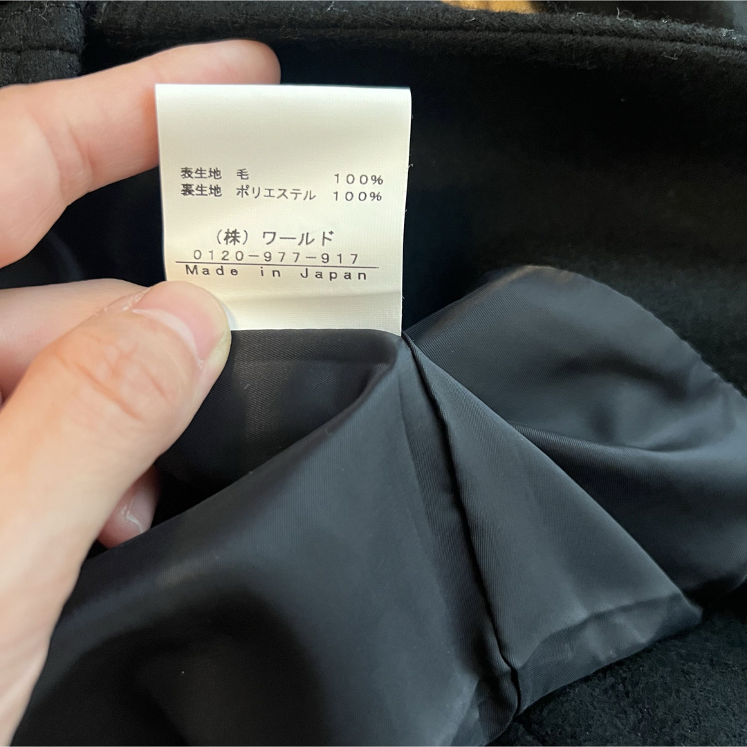 INDIVI(インディヴィ)の☆美品☆INDIVI インディビ　テーラードジャケット　ウール　黒 レディースのジャケット/アウター(テーラードジャケット)の商品写真