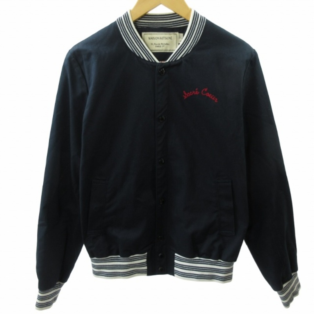 MAISON KITSUNE'(メゾンキツネ)のメゾンキツネ MAISON KITSUNE ブルゾン ジャケット 紺 S メンズのジャケット/アウター(ブルゾン)の商品写真