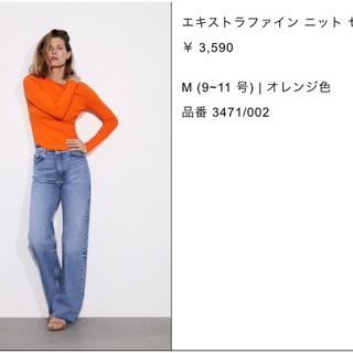 ザラ(ZARA)のZARA エクストラファインニットセーター(ニット/セーター)