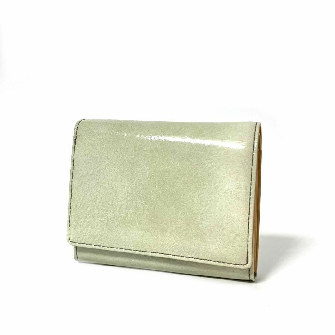 MARGARET HOWELL(マーガレットハウエル)のマーガレット ハウエル アイデア 2折財布 アトランティック ゴード革 エナメル レディースのファッション小物(財布)の商品写真
