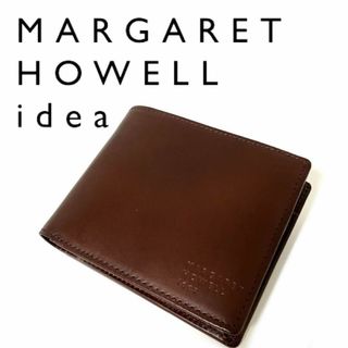 MARGARET HOWELL - マーガレット・ハウエル アイデア べジタンレザー 二つ折財布 ブラウン 現行品