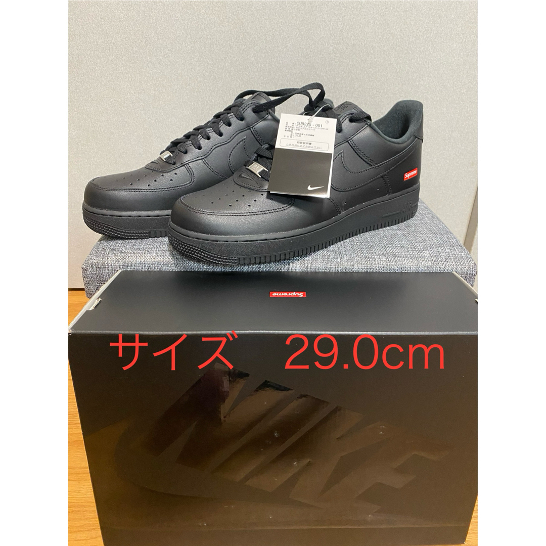 Supreme(シュプリーム)のSupreme × Nike Air Force 1 Low "Black" メンズの靴/シューズ(スニーカー)の商品写真