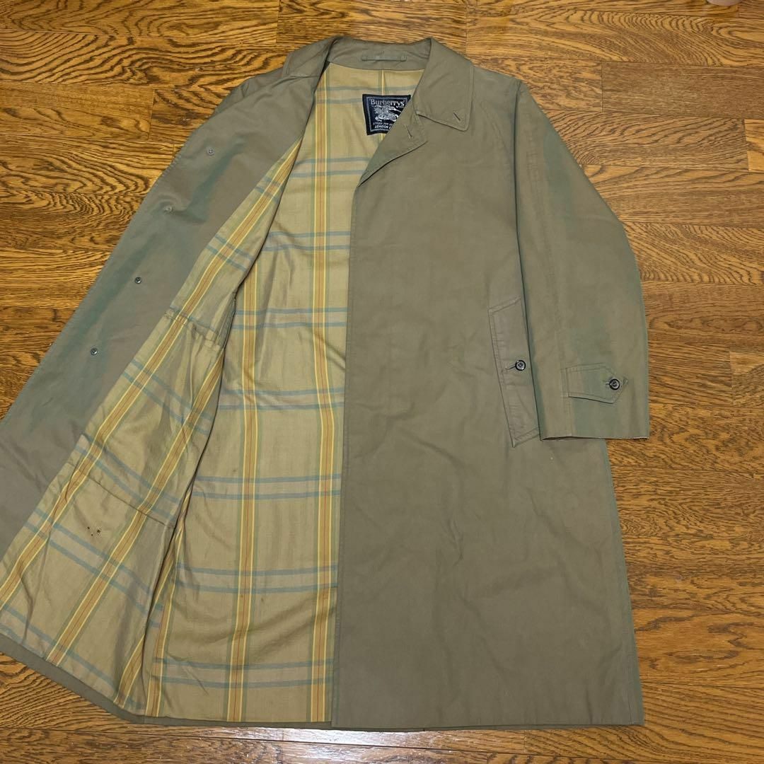 60s-70s Burberry バーバリー ステンカラーコート バルマカーン メンズのジャケット/アウター(ステンカラーコート)の商品写真