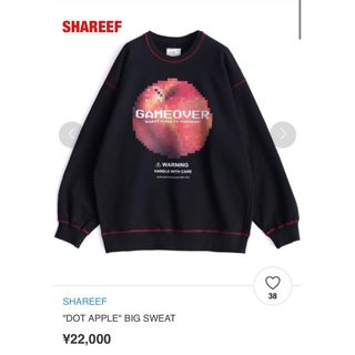 【人気】SHAREEF　シャリーフ　“DOT APPLE” BIG SWEAT