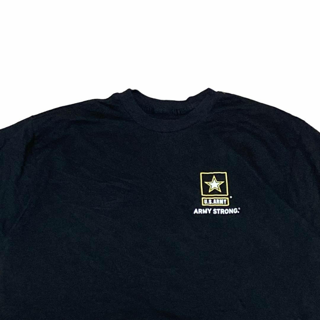 MILITARY(ミリタリー)のunicor U.S.ARMY ミリタリー 半袖Tシャツ ブラック z28 メンズのトップス(Tシャツ/カットソー(半袖/袖なし))の商品写真