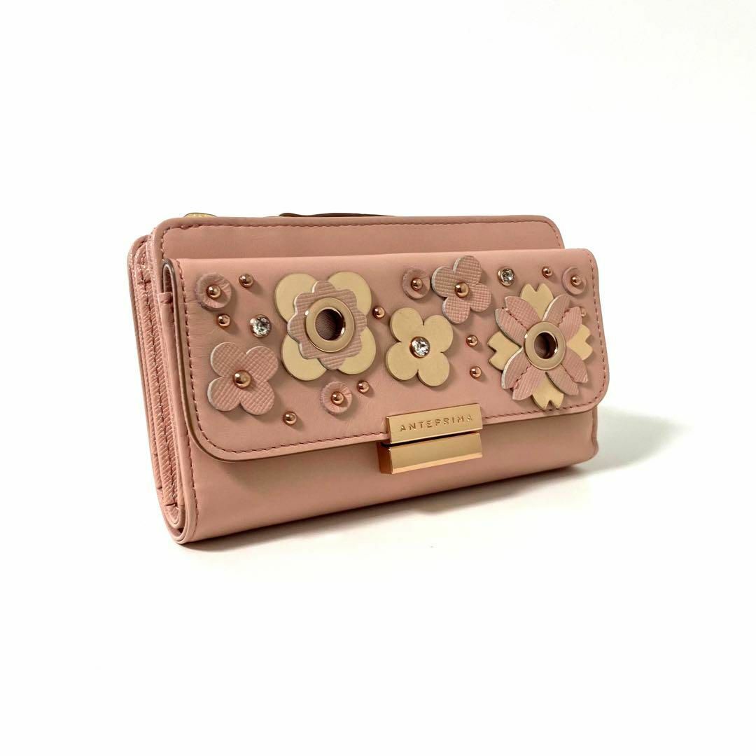ANTEPRIMA(アンテプリマ)のアンテプリマ ANTEPRIMA 花柄 ピンク 二つ折財布 未使用 人気 新品 レディースのファッション小物(財布)の商品写真