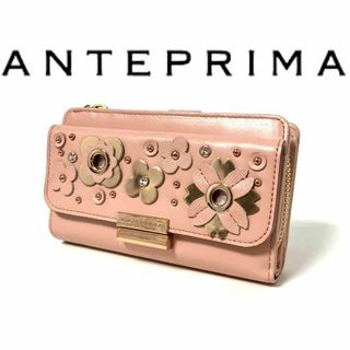 アンテプリマ(ANTEPRIMA)のアンテプリマ ANTEPRIMA 花柄 ピンク 二つ折財布 未使用 人気 新品(財布)